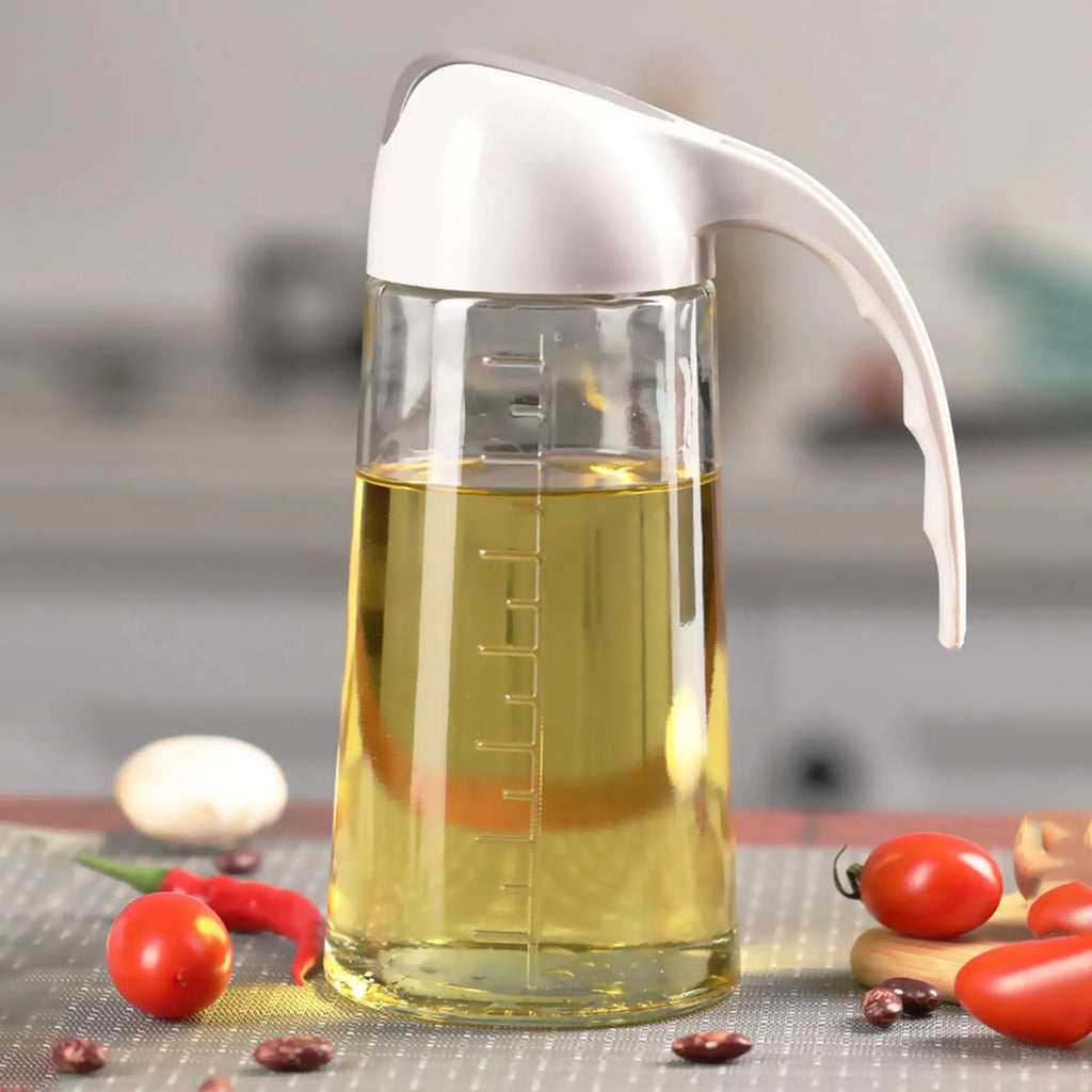 Glass Oil Bottle & Dispenser Jug Dual-purpose Oil Dispenser For Pouring And Spraying