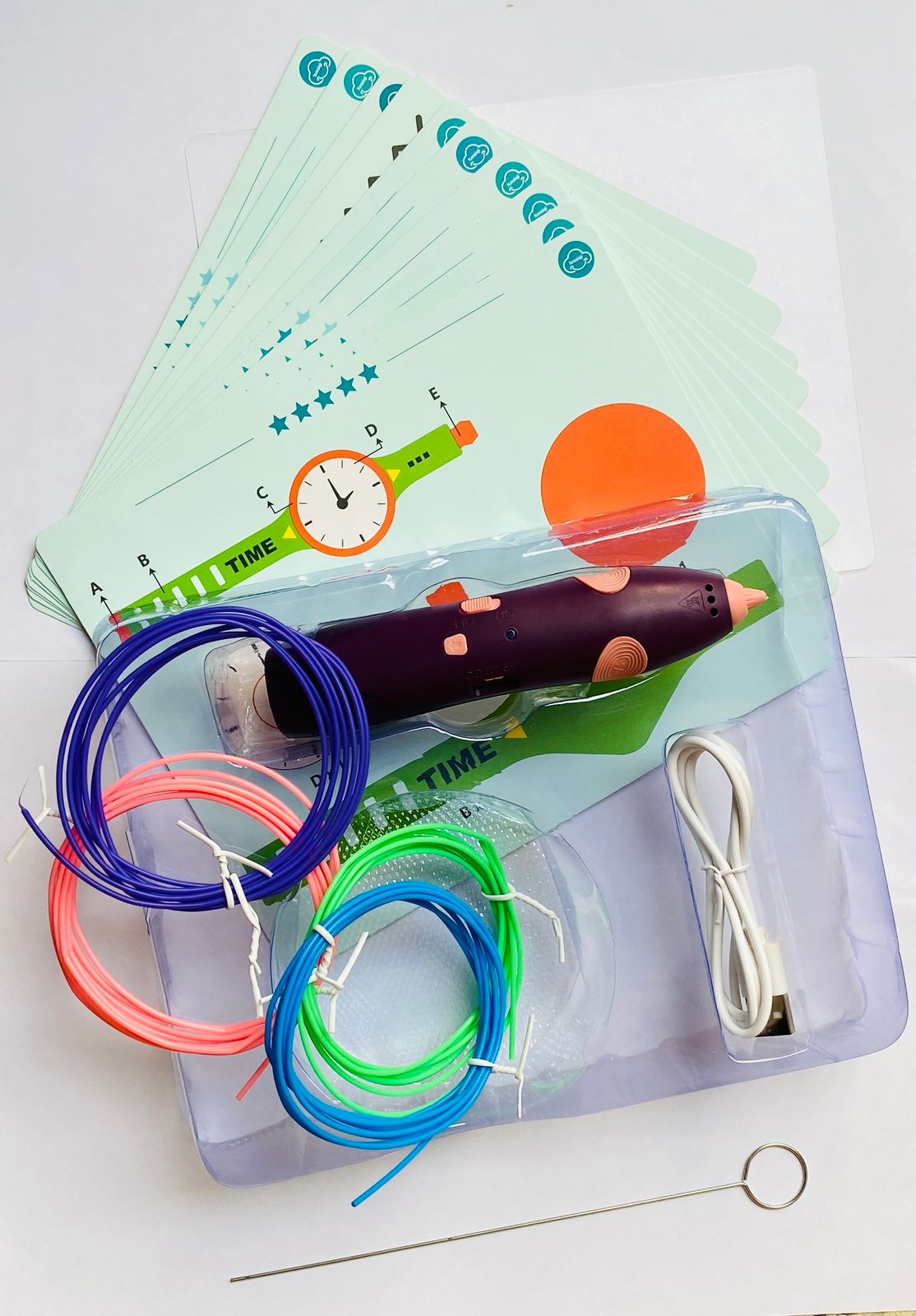 3D Pen for 3D Printing Drawing Pen USB 3D pen plus with safe filament
